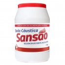 Soda Caustica Sansão Escama 1Kg - Pote
